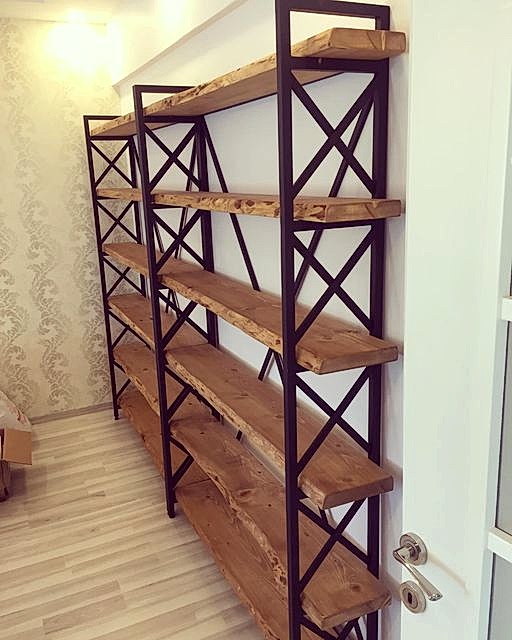 Wood Kitaplık