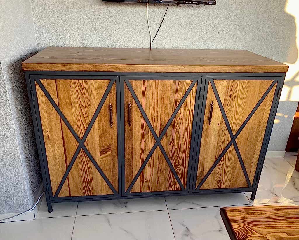Metal/Ahşap Dolap