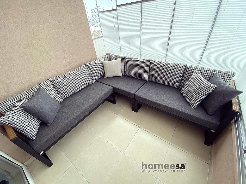 Metal Balkon Köşe Takımı-02