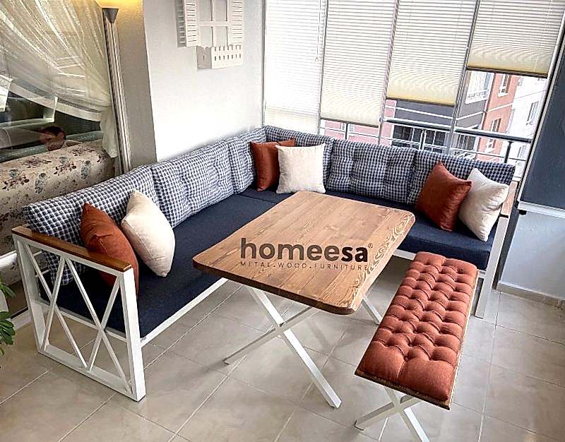 Kiremit Balkon Köşe Takımı