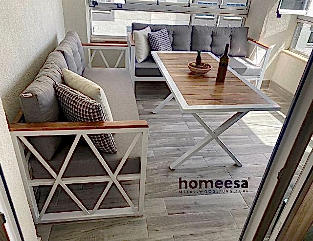Üçlü Balkon Mobilyası