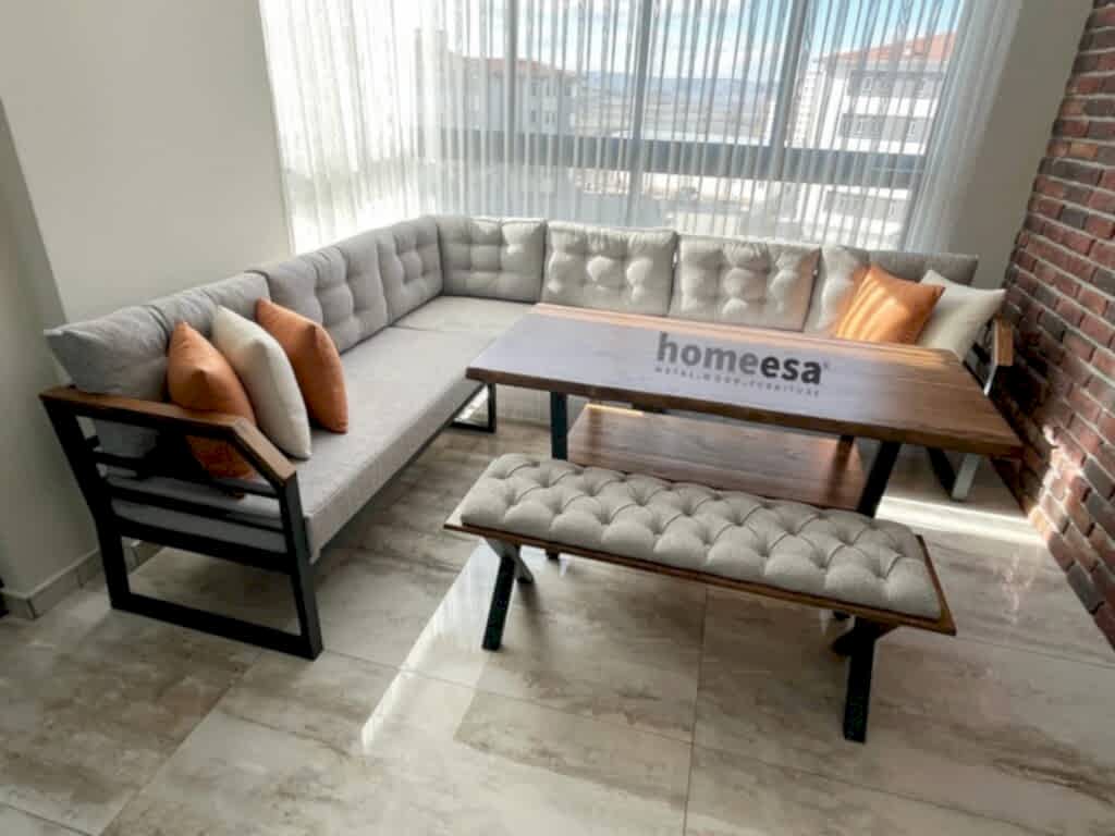 Lion Balkon Köşe Takımı